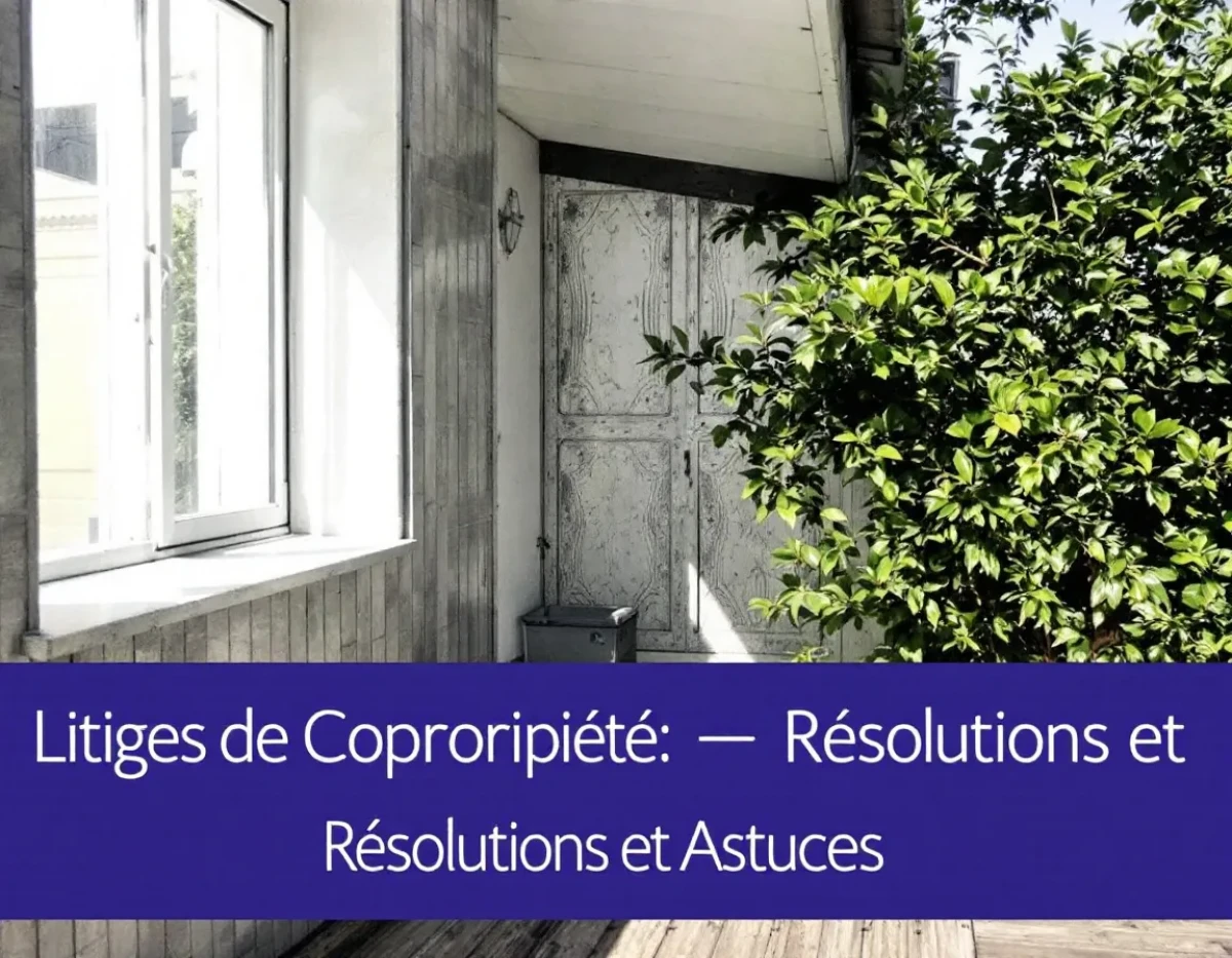 Litiges de Copropriété : Résolutions et Astuces